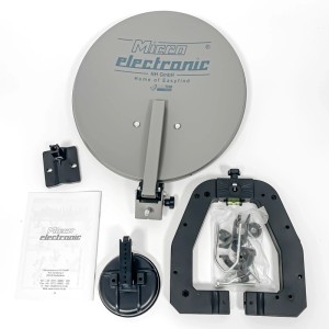 hb-digital Sat Anlage ME CS40 für Camping im Koffer mit Single LNB und 10m Kabel