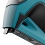 Detailaufnahme des Novus Elektrotackers J-120 in Türkis und Schwarz.