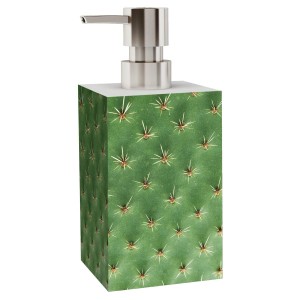 SANILO Seifenspender Kaktus mit Edelstahlpumpe für Bad & Küche.