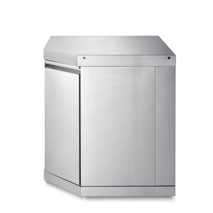 MyOutdoorKitchen Eckmodul Large aus Edelstahl für die Outdoorküche.
