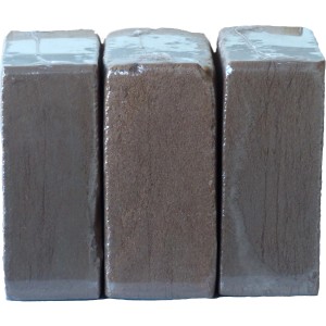 3er-Pack Kokosfaser Bodengrund, fein, gepresste Ziegel für Terrarien.