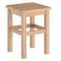 Erst-Holz Massiver Hocker Sitzhocker Buche Natur 32x32x45 cm