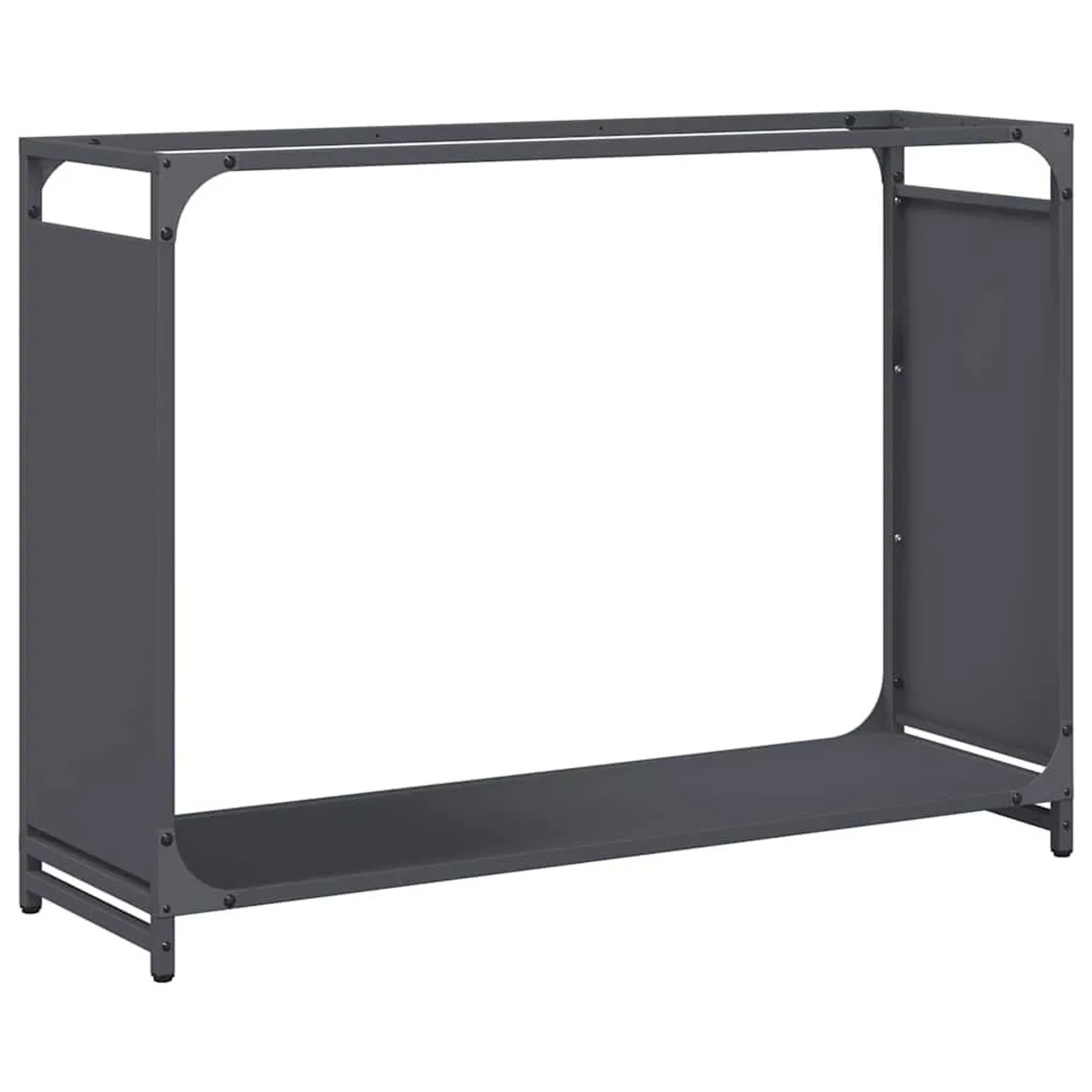 vidaXL Brennholzregal Anthrazit 90x28x65 cm Kaltgewalzter Stahl 864205