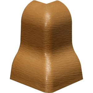 System 8 Außenecke in Buche gedämpft für Laminat & Parkett, Detailansicht.