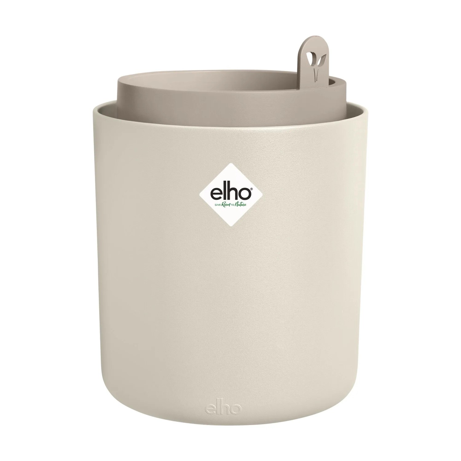 Elho Topf Bouncy Basil Ø 17 cm Leinenweiß