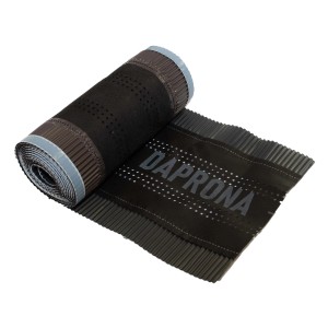 Daprona Firstrolle Alu Super Vent, 5m x 390mm, Anthrazit, zur Abdichtung des Dachfirsts.