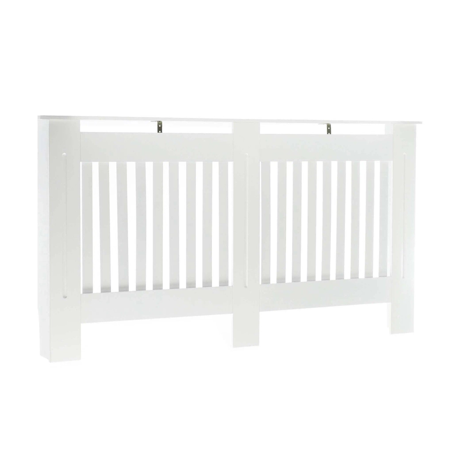 Toboli Heizkörperverkleidung Weiß 172X19X82Cm Mdf Heizkörperabdeckung Heizung