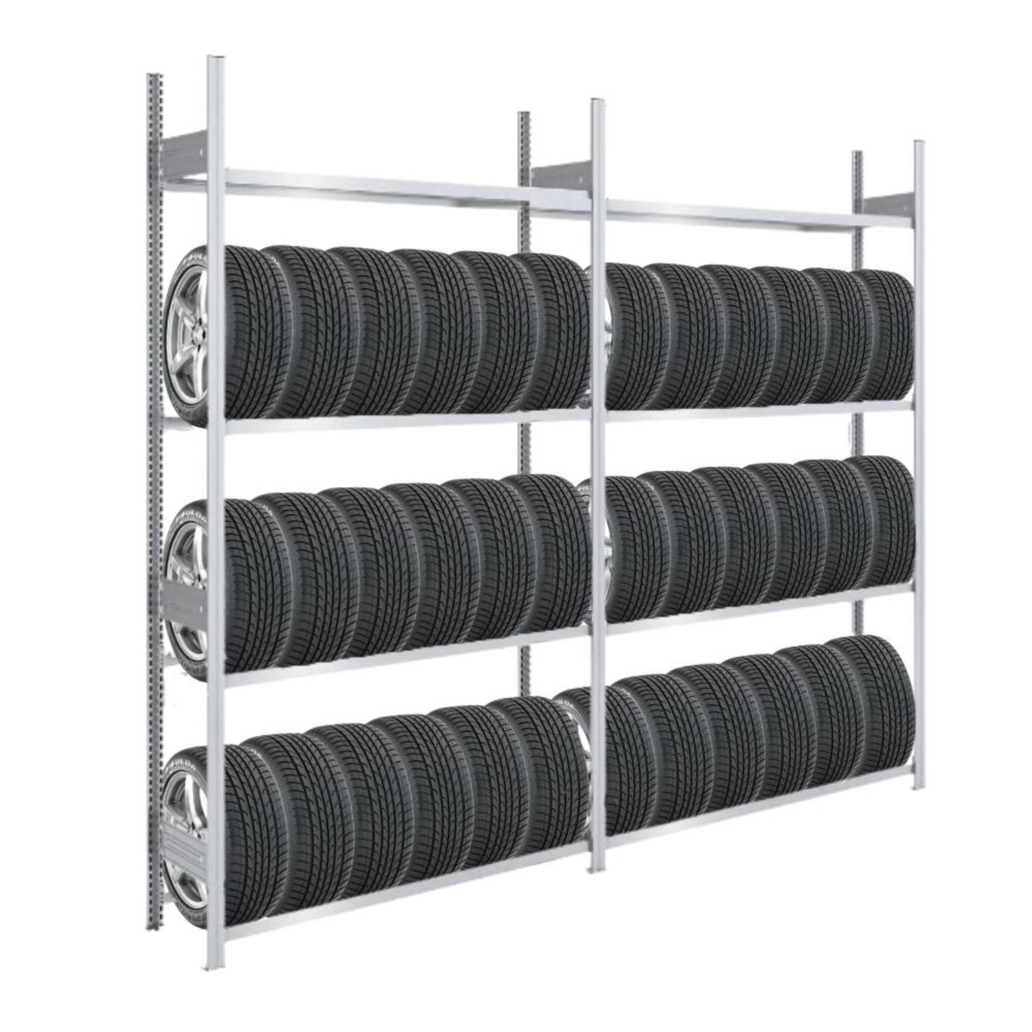 PROREGAL Reifenregal Tire Pro Made In Germany HxBxT 250 x 260 x 43 cm 4 Ebe günstig online kaufen