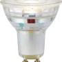 GU10 LED Leuchtmittel, 4W, warmweißes Licht für Wohnräume.