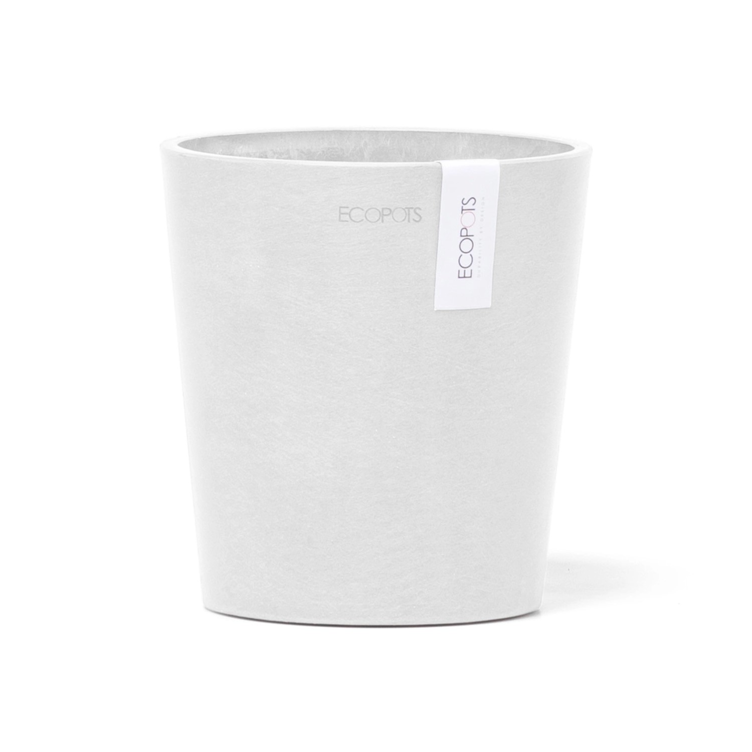 Ecopots Pflanztopf Morinda Weiß 14,2 cm x 16 cm günstig online kaufen