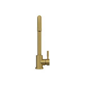 Goldfarbene Küchenarmatur Romily, 24 cm, aus Edelstahl, modernes Design.