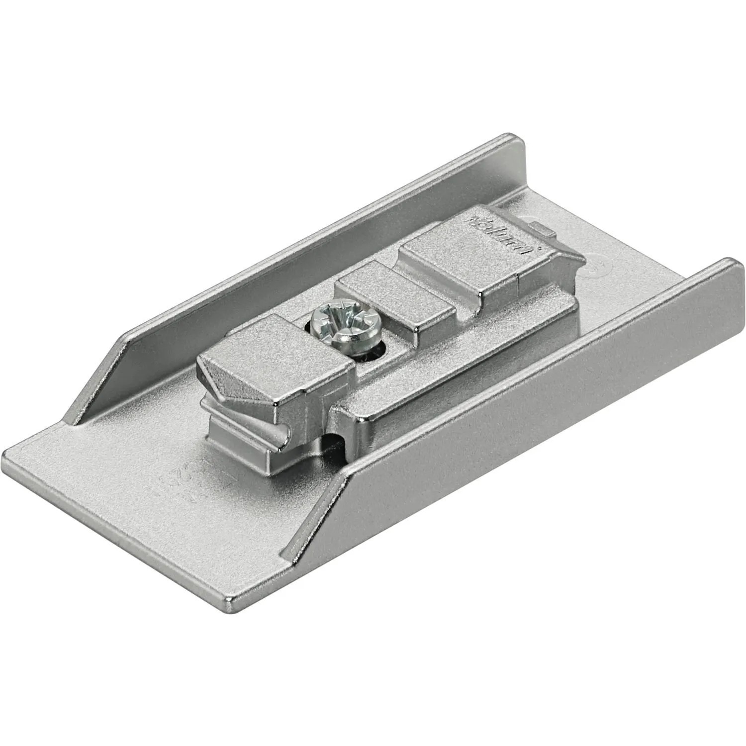 Blum Montageplatte Cristallo Clip Zink Vernickelt Kleben Distanz 0 mm