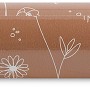 Little Dutch Vliestapete Wild Flowers Rust Orange, Rolle mit Blumenmuster für die Wandgestaltung.