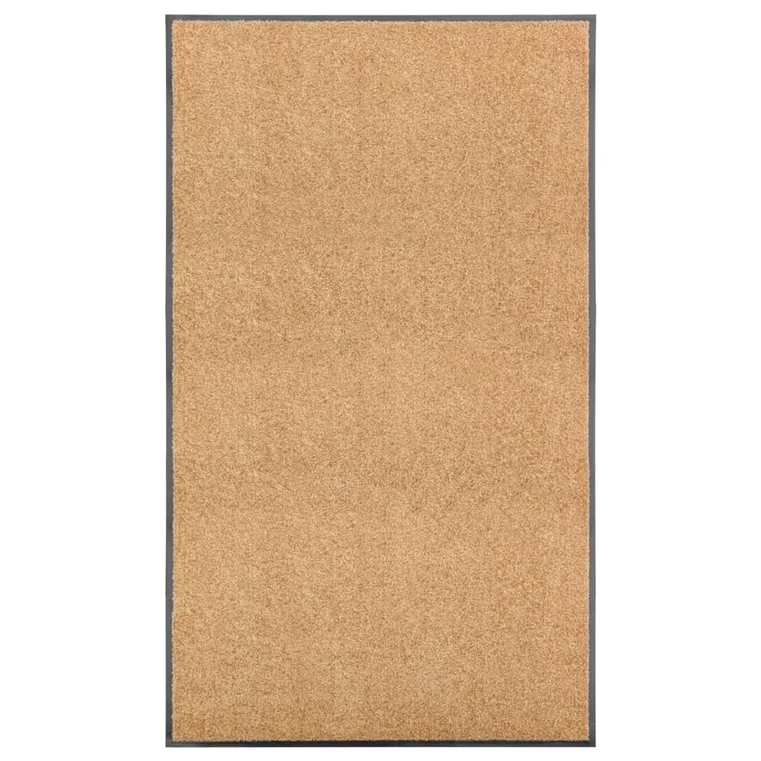 vidaXL Fußmatte Waschbar Creme 90x150 cm 323467