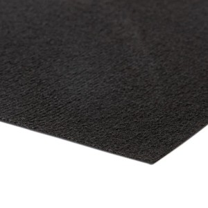 Floordirekt Messeteppich Sintra Pflegeleichter Gangläufer Schwarz 200 x 450 cm