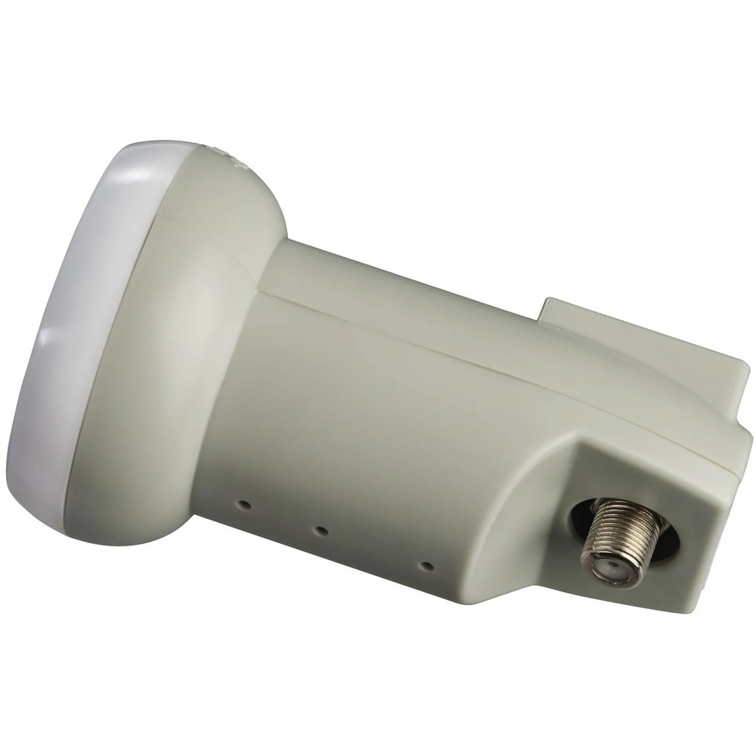 Graue Hama Antennen-Kupplung SAT Universal-Single-LNB für digitalen SAT-Empfang.