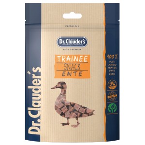 Dr. Clauder's Trainee Snack Ente, 80g. Hunde-Belohnungssnack mit Entenfleisch.