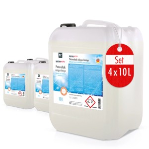 Microactiv Photovoltaikanlagen Reiniger, 4 Kanister à 10l im Set.