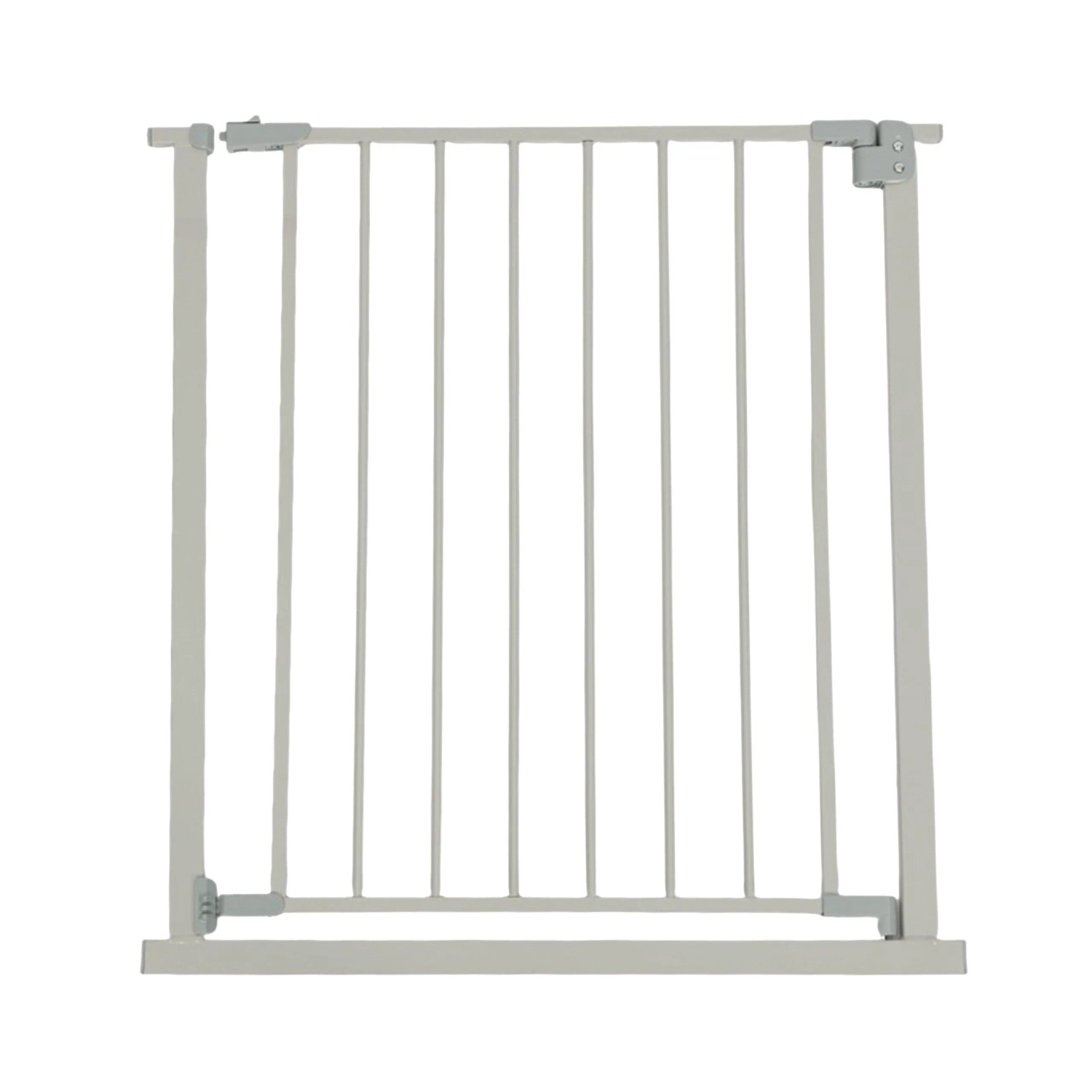 Relaxdays Treppenschutzgitter Eisen Kunststoff Grau Klemmbar 75 bis 80 cm 3 kg