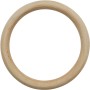 Glorex Holzring, 150 mm, naturbelassen, FSC®-zertifiziert für Bastelarbeiten und Dekorationen.