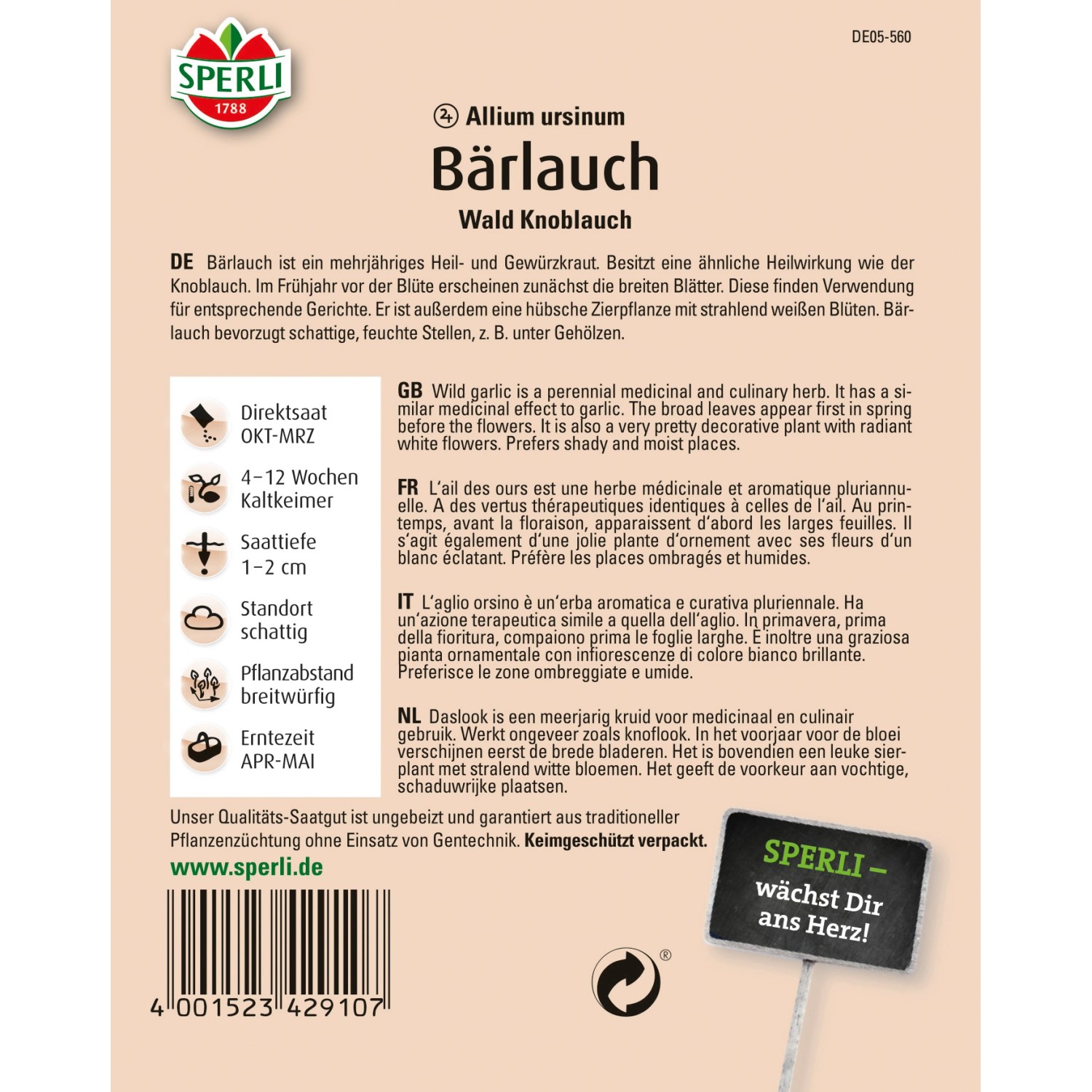 Sperli Bärlauch "Waldknoblauch" kaufen bei OBI