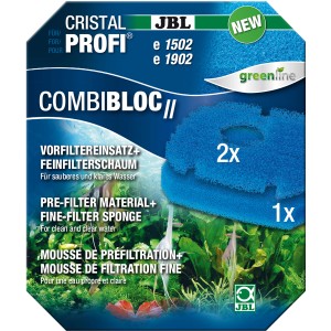 JBL CombiBloc II Filtermaterial für CristalProfi e15/1902 Aquarium Filter.