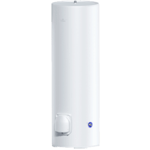 De Dietrich Warmwasserspeicher, 250L, vertikal, weiß. Bodenstehender Elektro-Boiler für Warmwasser.