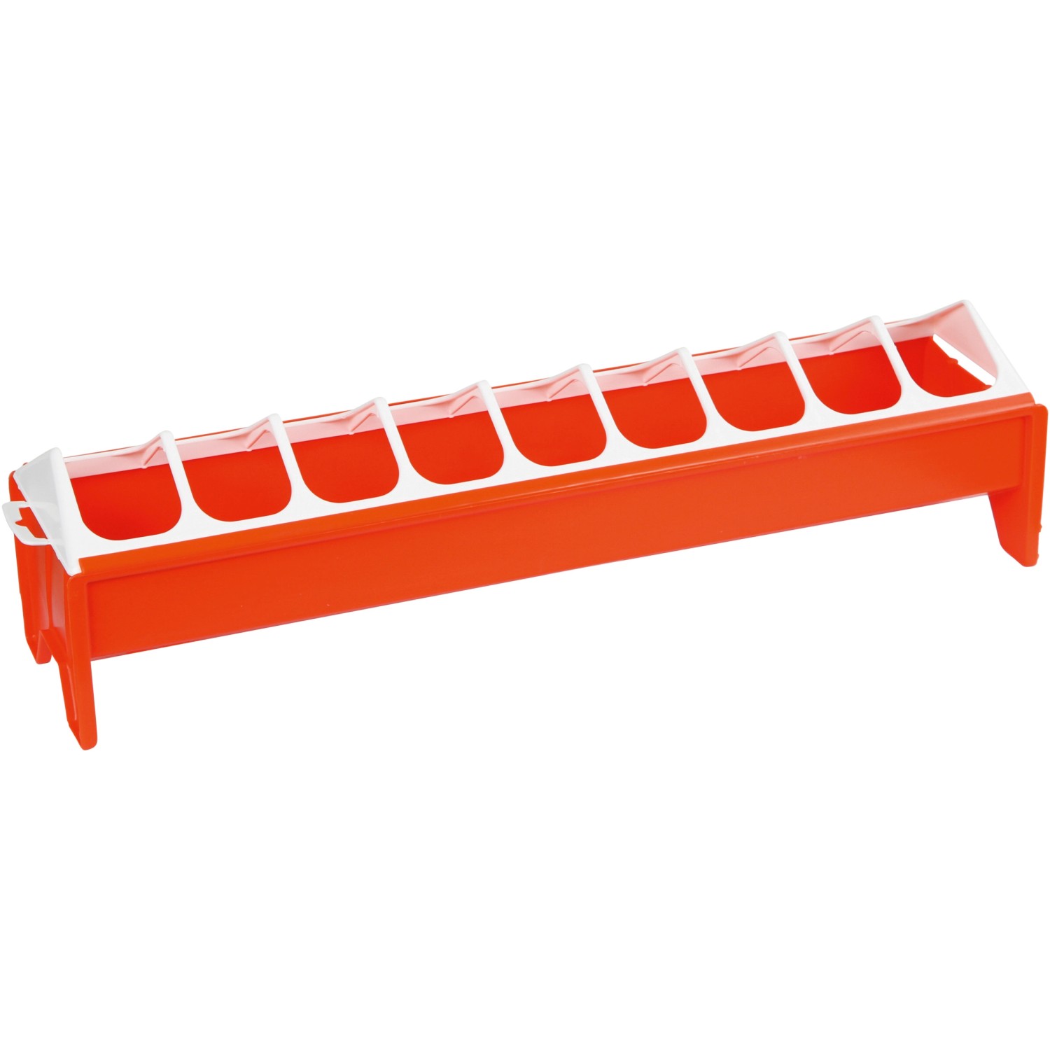 Futtertrog 13,5 cm x 12 cm x 50 cm Orange