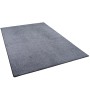 Anthrazitfarbener Snapstyle Teppich Shine, 200x250cm, aus weichem Velours.