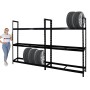 PROREGAL Mega Deal: 2 schwarze Reifenregale Tiger XL für bis zu 36 Reifen. Regale & Regalböden.