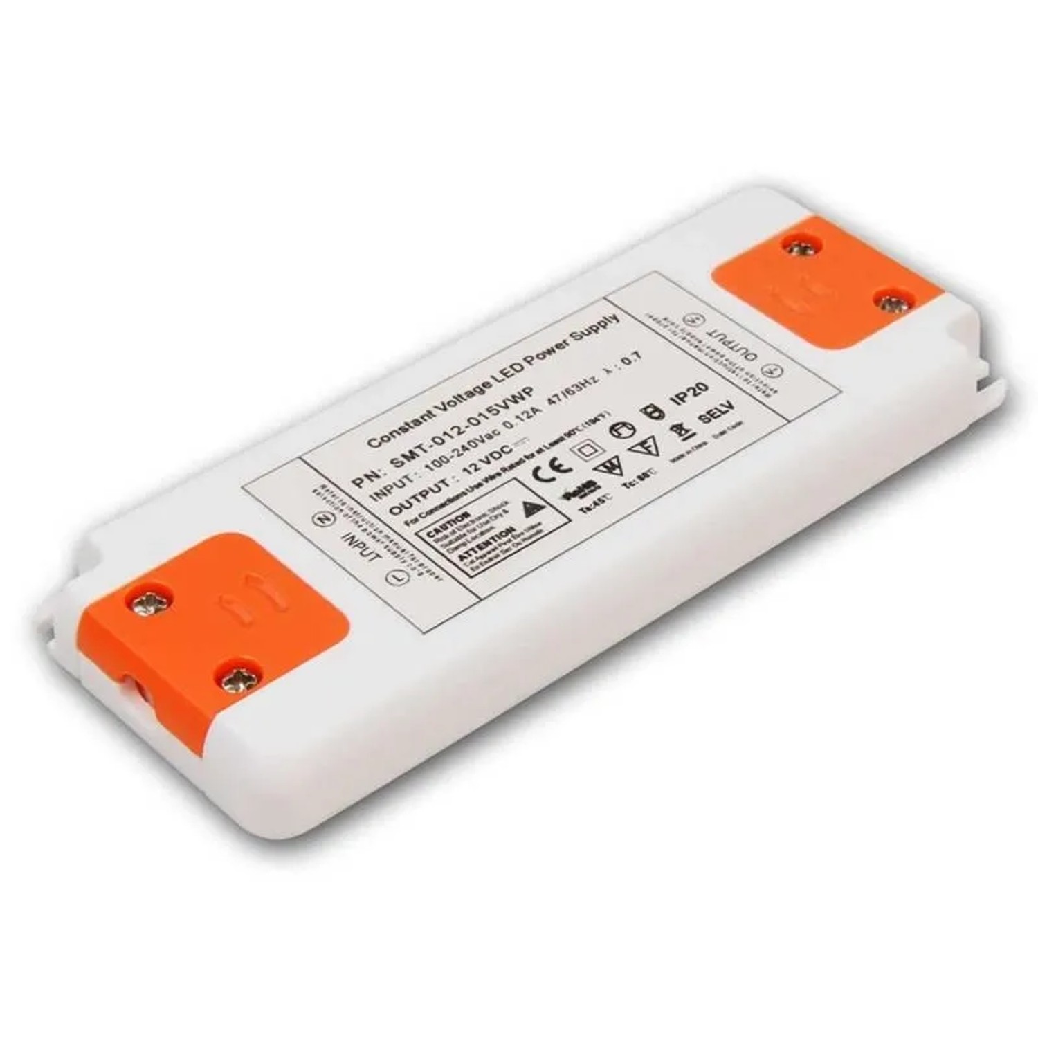 McShine LED Slim-Transformator 12V DC 1-20W IP20 Trafo