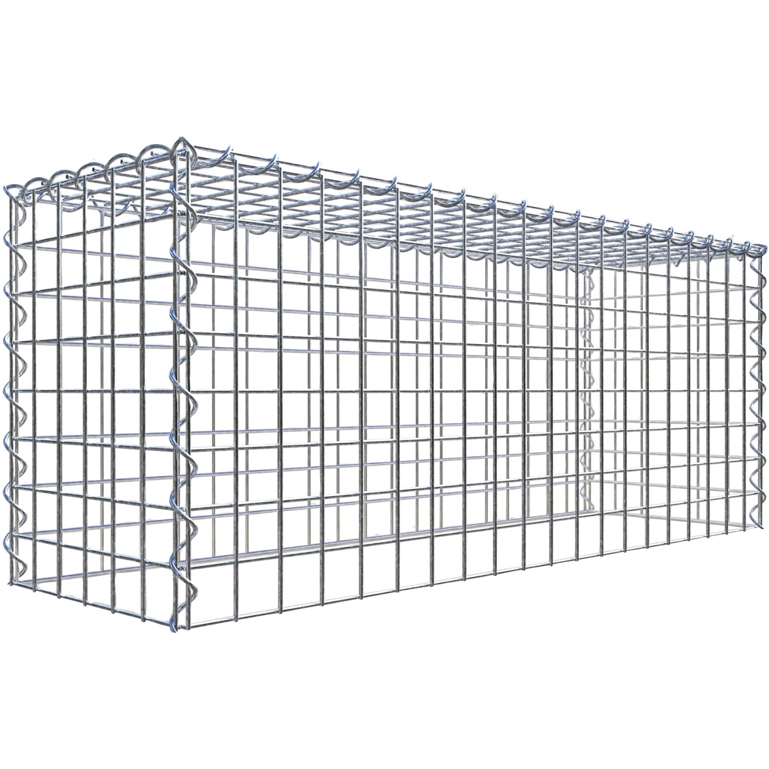 Gabiona Gabione-Anbaukorb Typ 3 40 x 100 x 30 cm Maschenw 5 x 5 cm