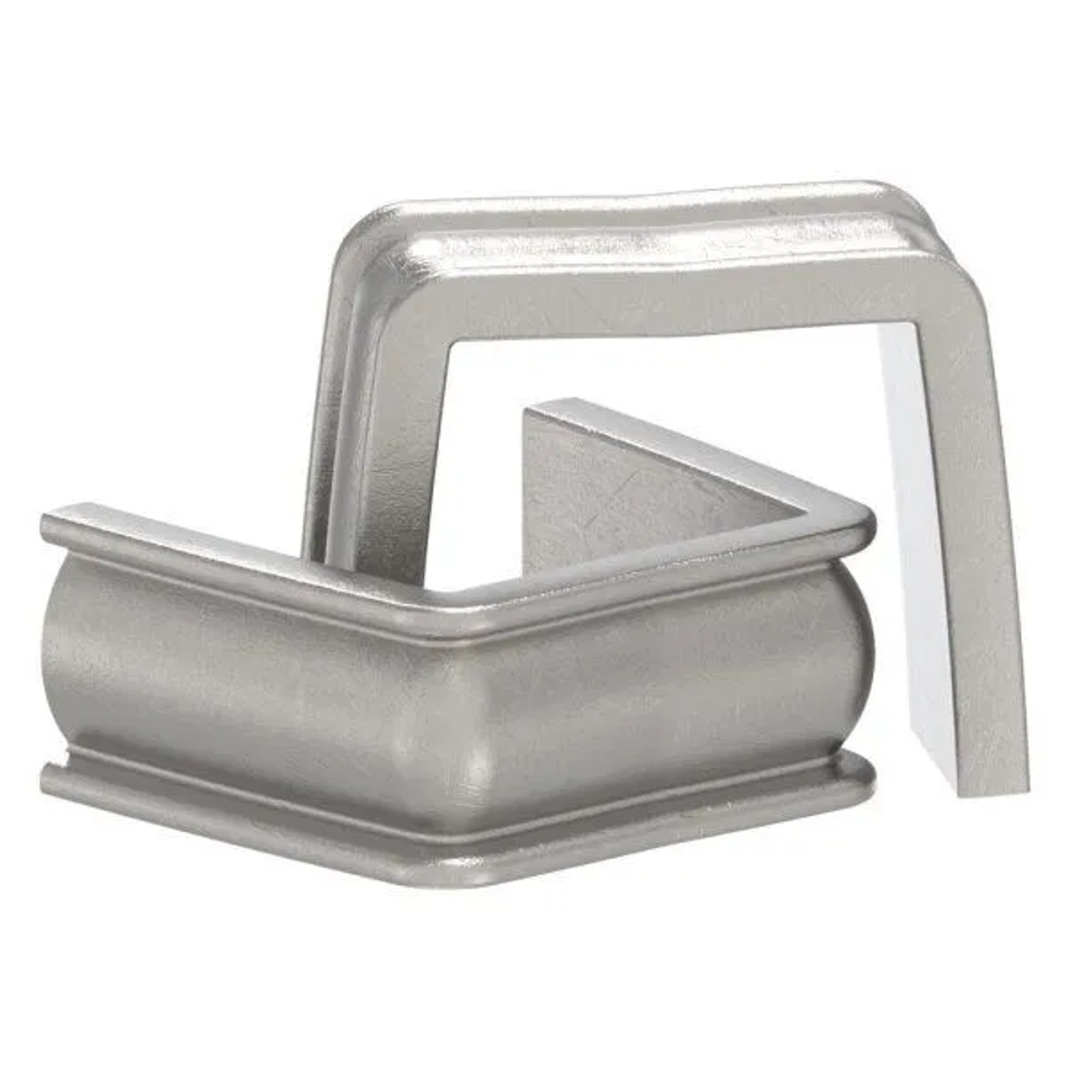 FeNau Bund 1 Stück Material 16x4 mm Innenmaß 26x27 mm Stahl Roh S235JR