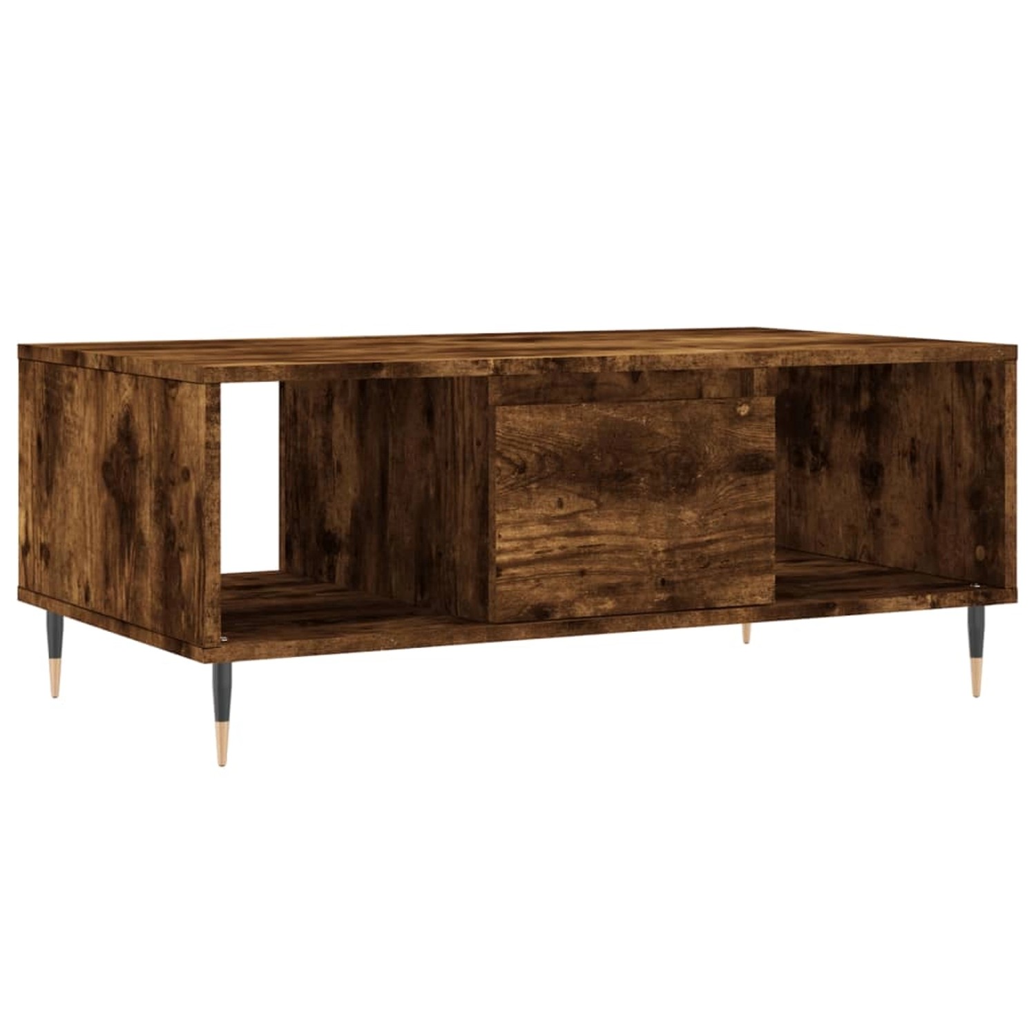 vidaXL Couchtisch Räuchereiche 90x50x36,5 cm Holzwerkstoff 830585 günstig online kaufen