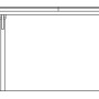 Skizze Skan Holz Einzelcarport Leimholz Weiß mit Höhenangaben.