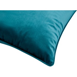 Türkisfarbenes Dekokissen, 45x45 cm, für Sofa oder Bett. Gemütliches Kissen für Wohnzimmer und Schlafzimmer.