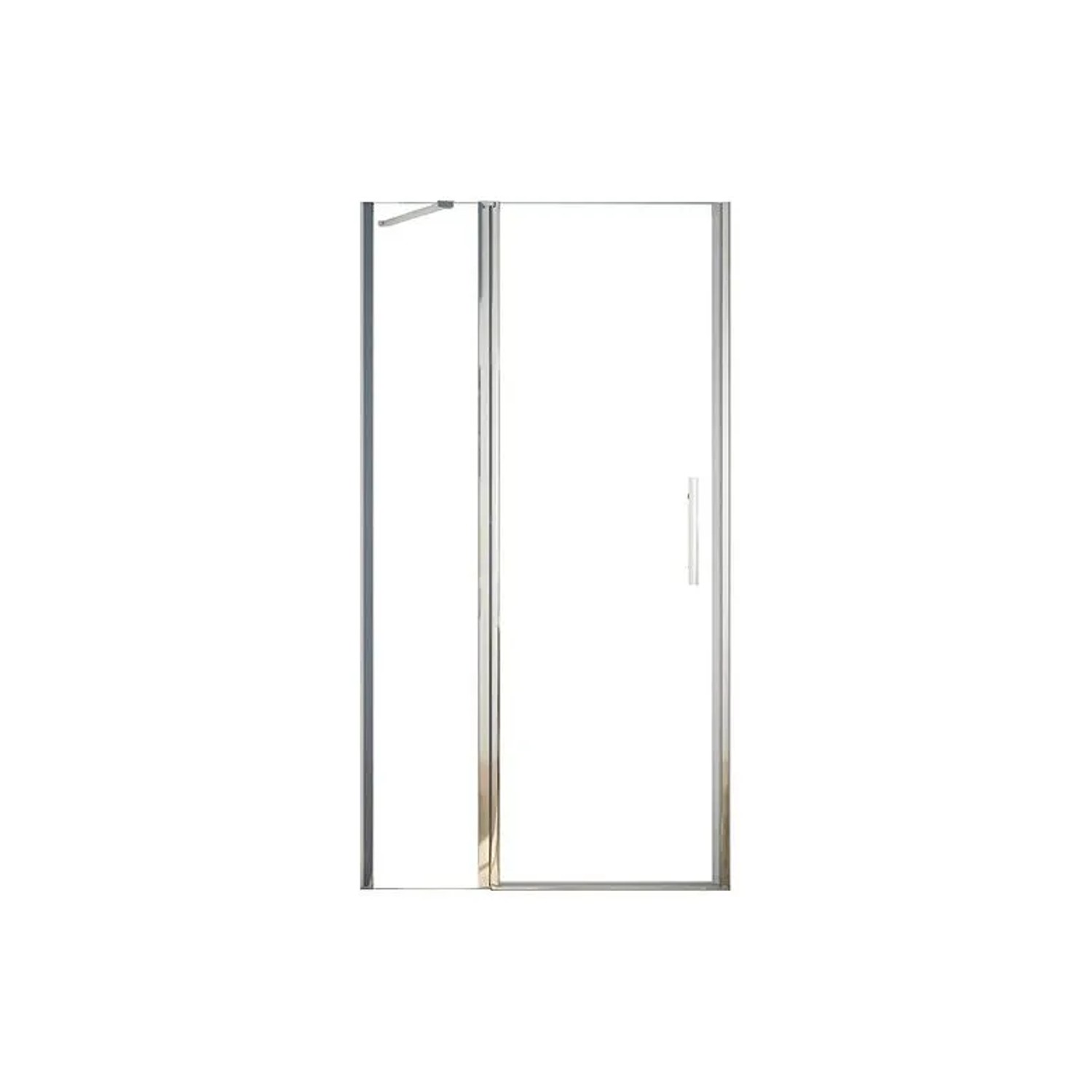 Duschparadies 120cm x 195cm Drehtür Nischentür 6mm Nano Glas Duschwand Dusc günstig online kaufen