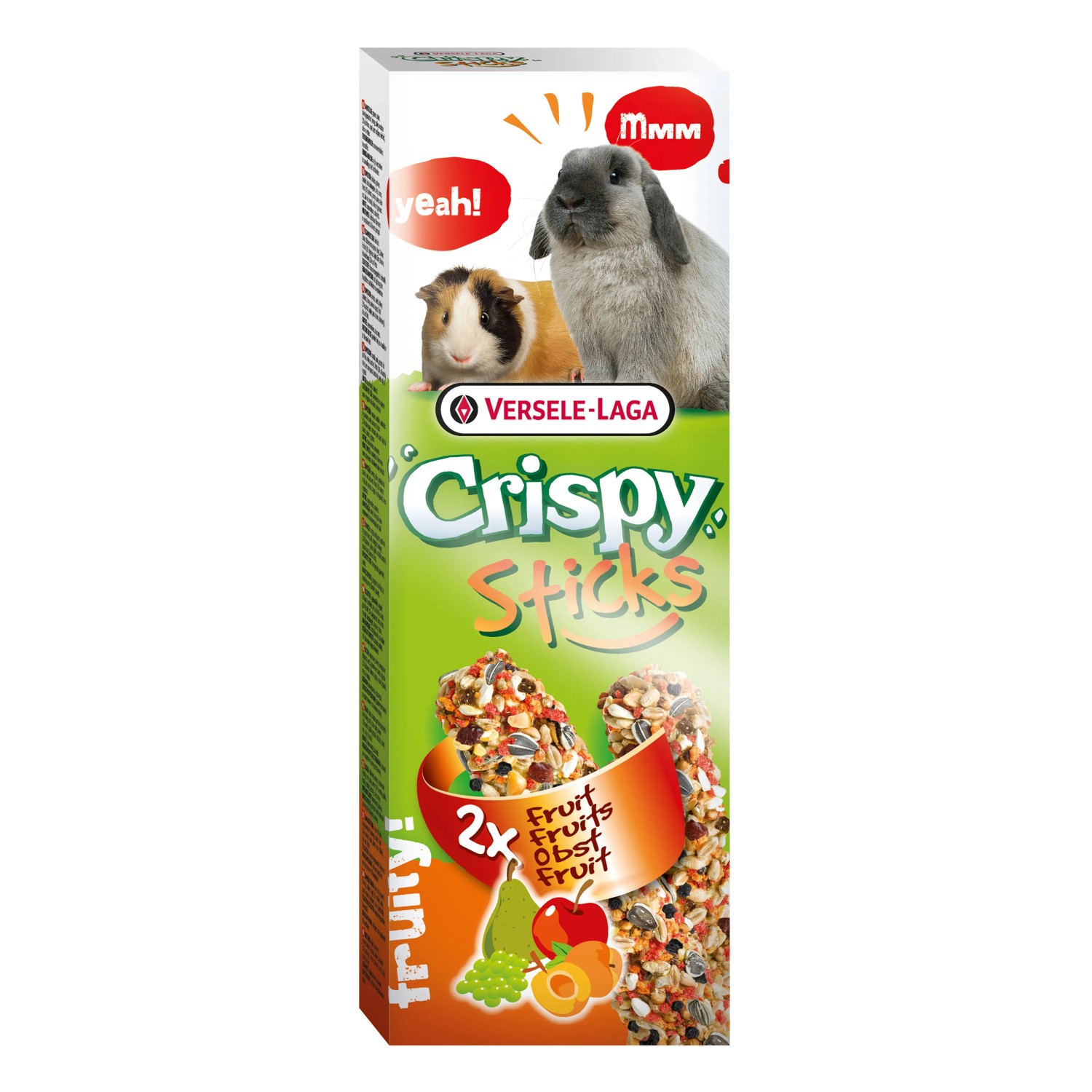 Versele-Laga Crispy Sticks Kaninchen-Meerschweinchen Obst 2 Stück