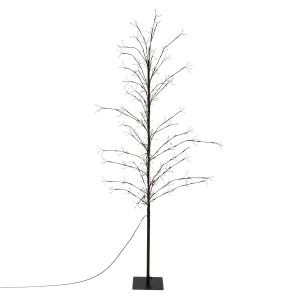 LED-Baum, 180 cm, mit 480 warmweißen LEDs, Lichterbaum für Weihnachten, mit Timer, geeignet für Innen und Außen.