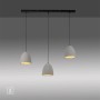Paul Neuhaus Eton Pendelleuchte in Betonoptik, 3-flammig, ideal für Esszimmer.