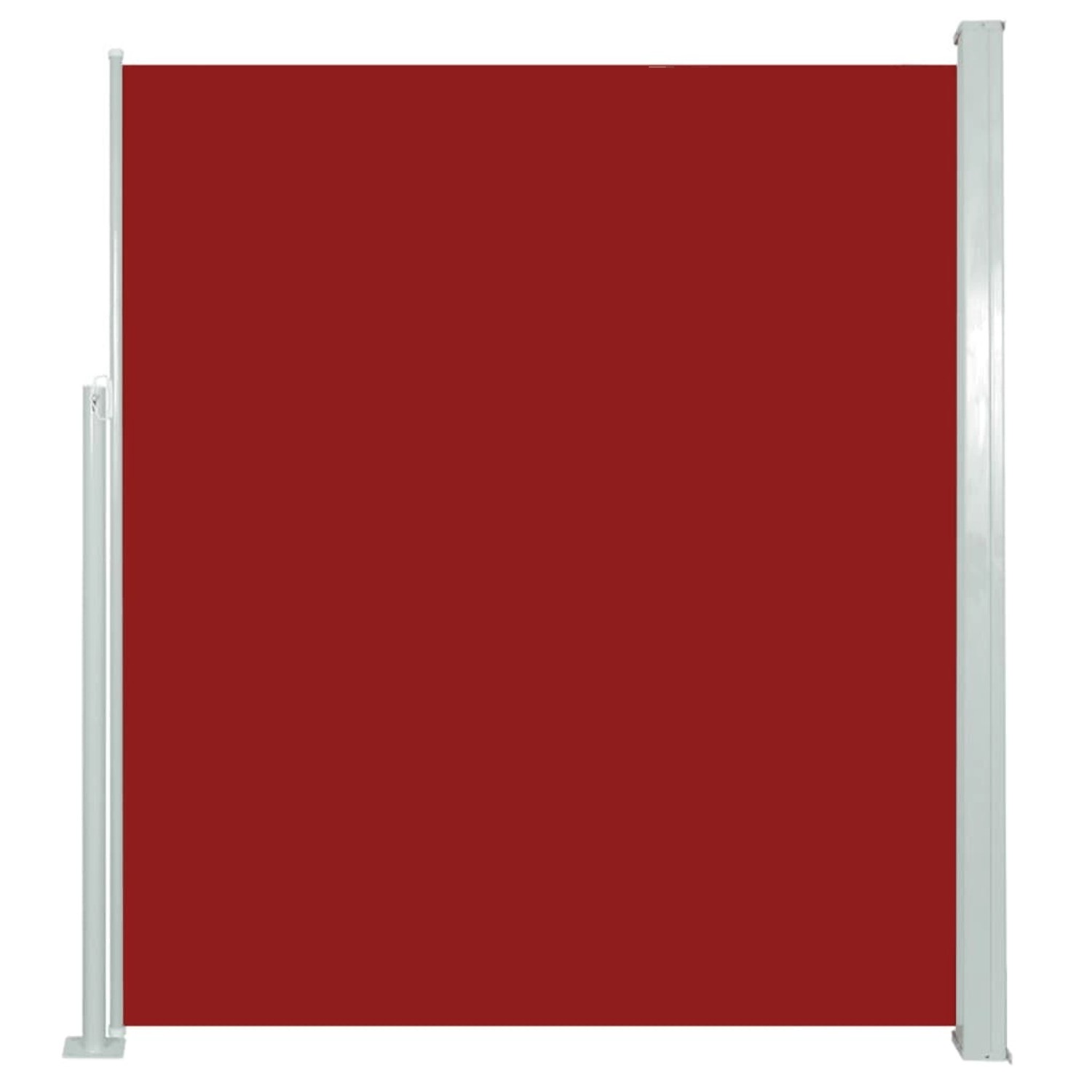 furnicato Seitenmarkise Ausziehbar 160x500 cm Rot günstig online kaufen