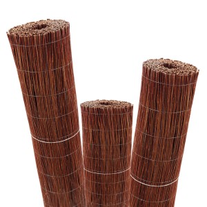 Aquagart Weidenmatten, 3 Rollen Sichtschutz aus Weide für Garten und Zaunbau.