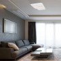 Weiße, dimmbare LED-Deckenleuchte Kique von Globo, smarte Lampe für Wohnräume.