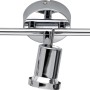 Chromfarbiger LED-Spot Hoorn mit 3 Strahlern. Modern und flexibel einstellbar.