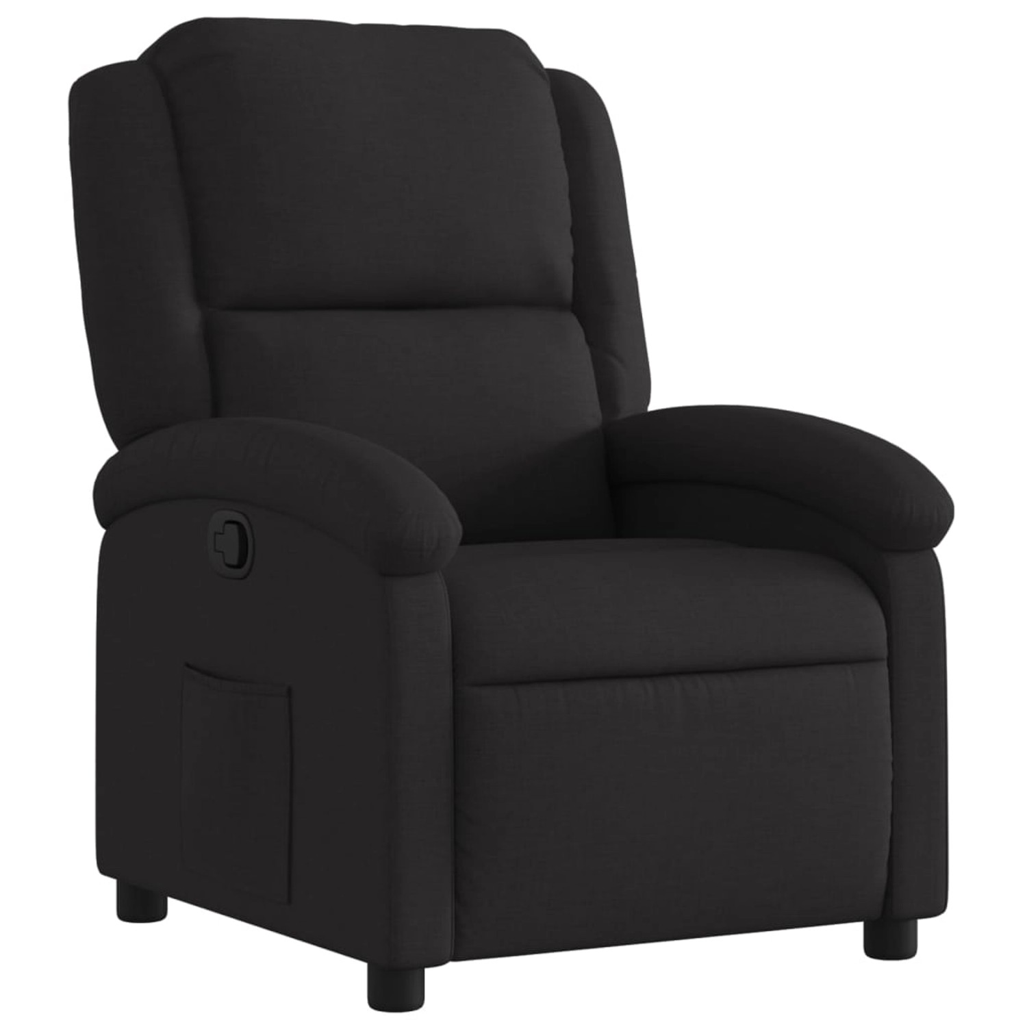 vidaXL Relaxsessel Schwarzer Stoff 3205414 günstig online kaufen