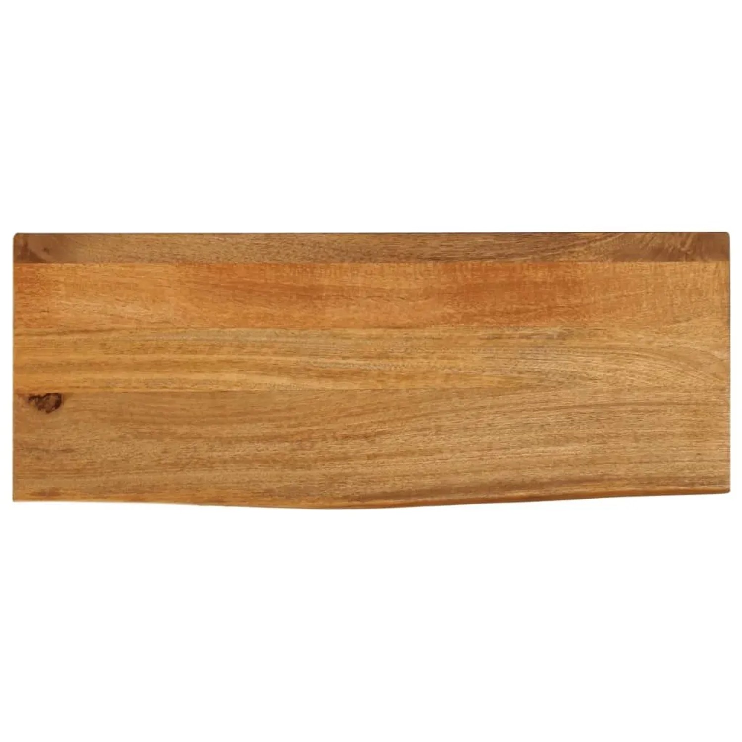 vidaXL Tischplatte mit Baumkante 80x30x3,8 cm Massivholz Mango 370574