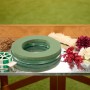 Relaxdays Steckschaumringe 3er Set Schaumstoff Grün Zuschneidbar 4 cm x 25 cm_2