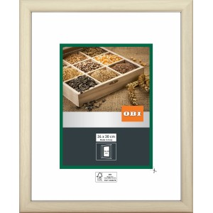 OBI Holz-Wechselrahmen, weiß, 24x30 cm, FSC-zertifiziert. Bilderrahmen für Fotos und Drucke.