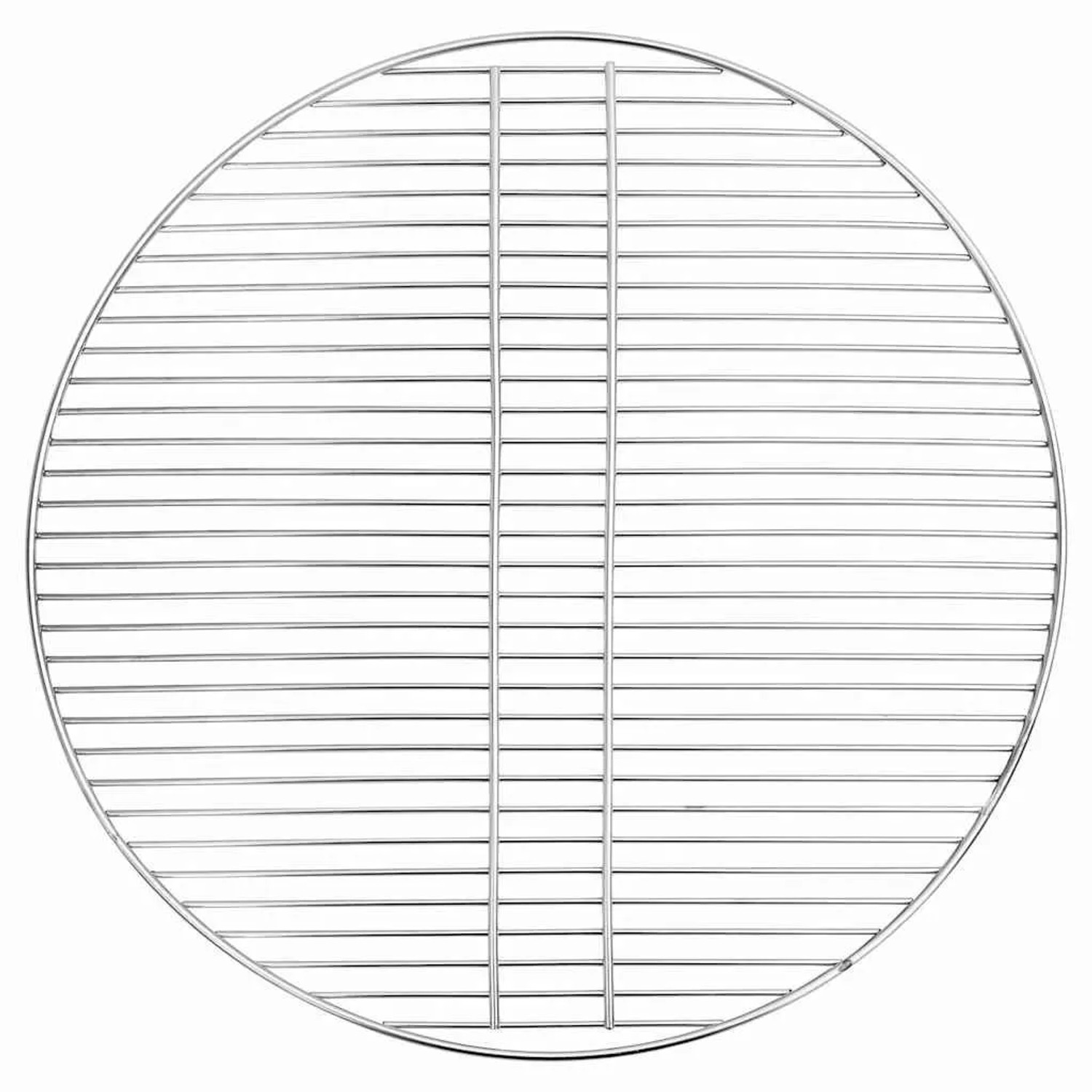 vidaXL Grillrost Silber 60 x 60 cm Edelstahl 42008309