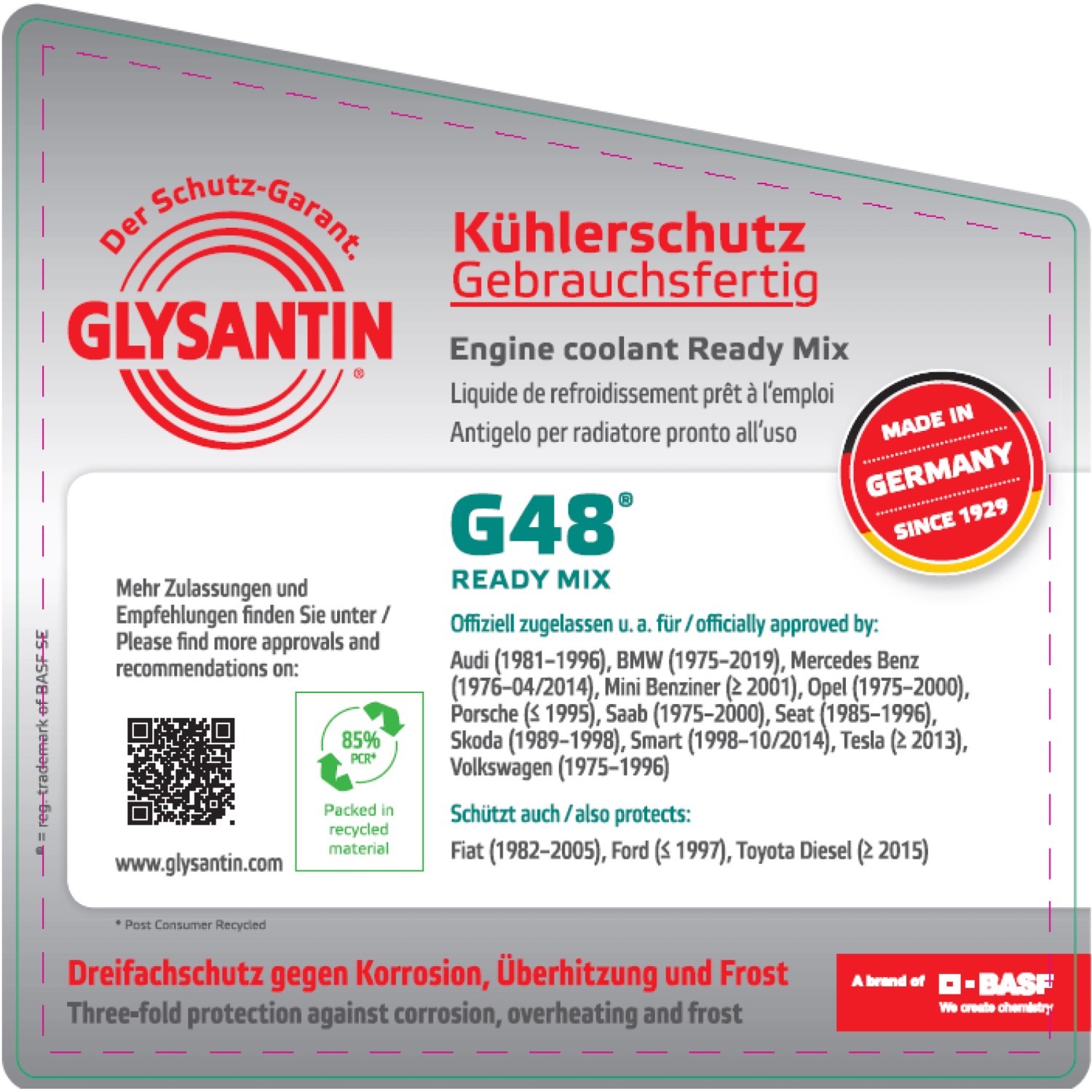 GLYSANTIN® G30® Kühlerschutz - 60 L